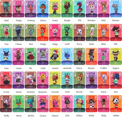 acnh amiibo cards nfc|ACNH amiibo cards free download.